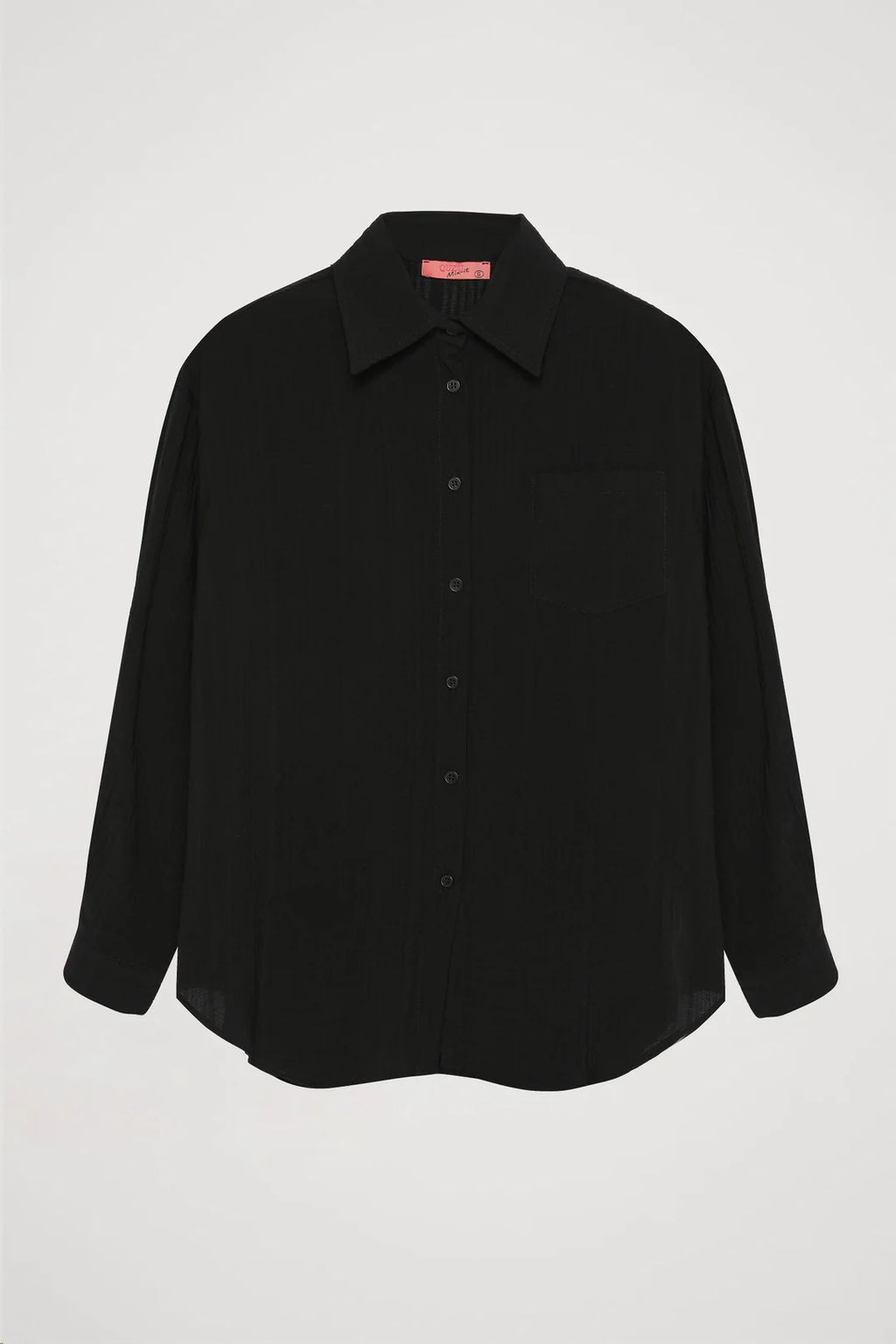 DOKULU CEPLİ OVERSİZE GÖMLEK