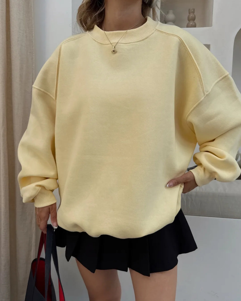 3 İPLİK BASİC SWEATSHİRT