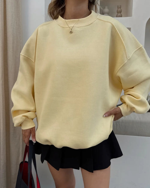 3 İPLİK BASİC SWEATSHİRT