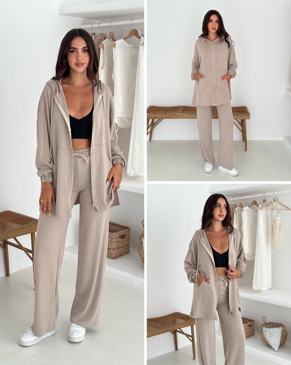 FERMUARLI MODAL SCUBA KUMAŞ TAKIM