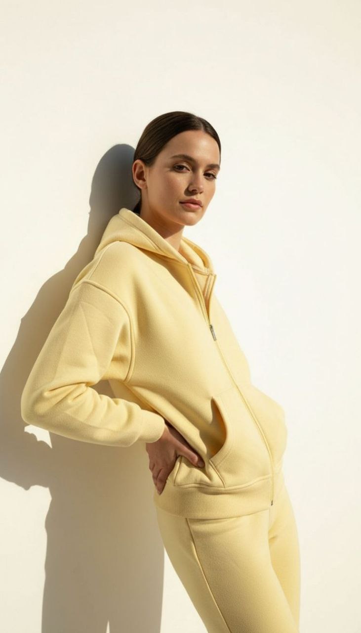 PTRN FERMUARLI SWEATSHİRT