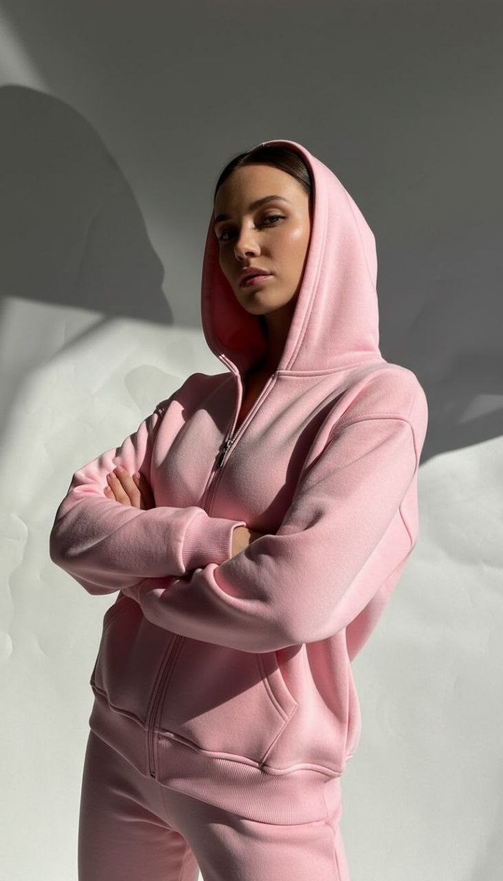 PTRN FERMUARLI SWEATSHİRT