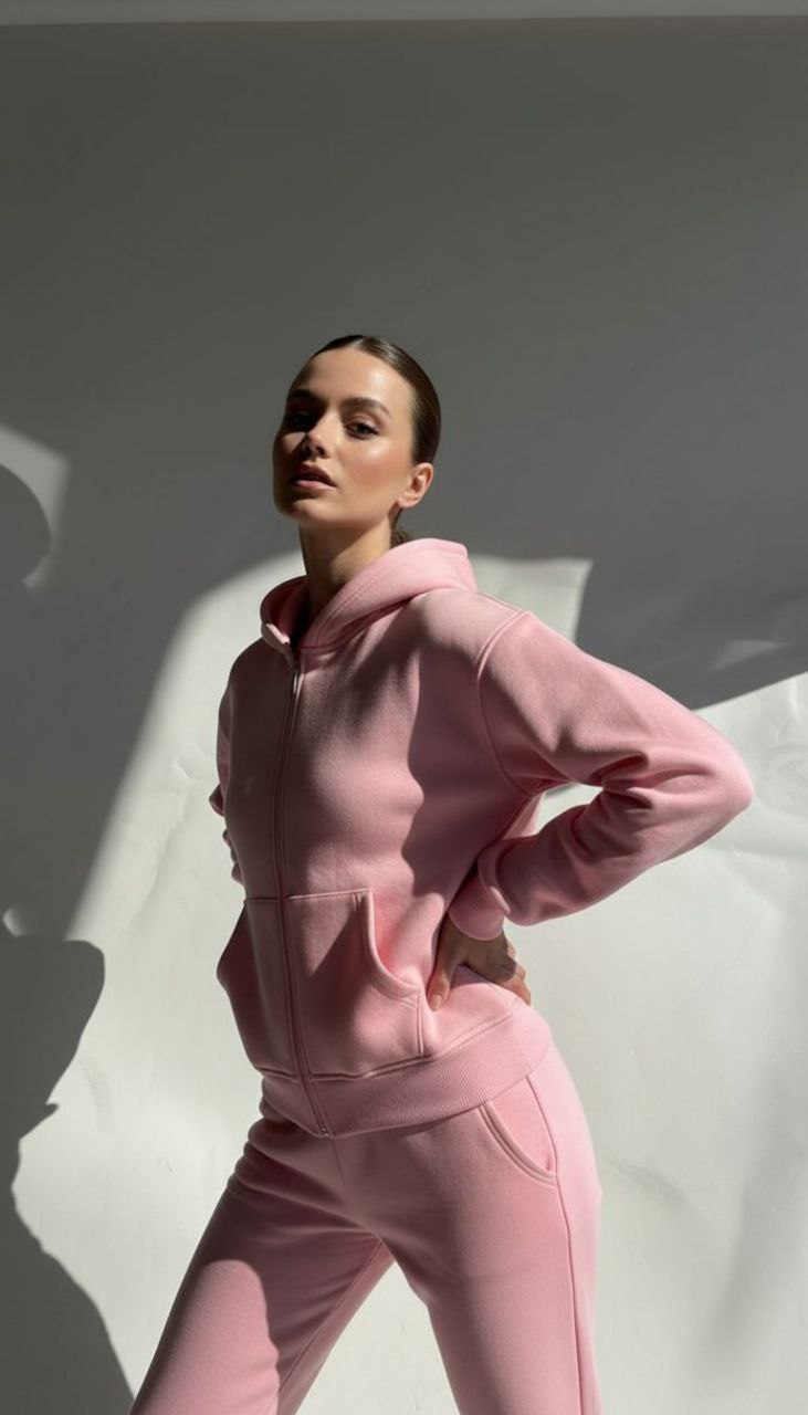 PTRN FERMUARLI SWEATSHİRT