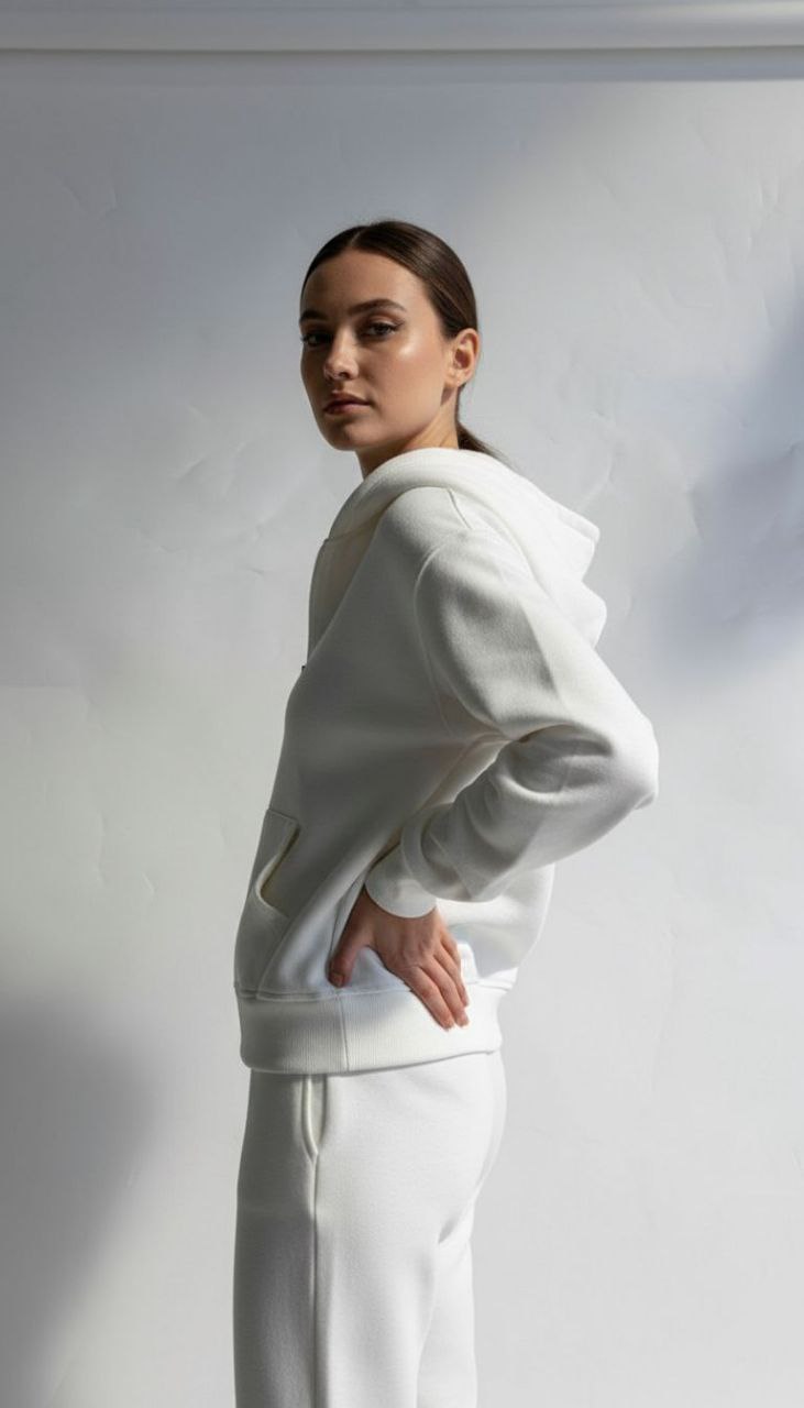 PTRN FERMUARLI SWEATSHİRT