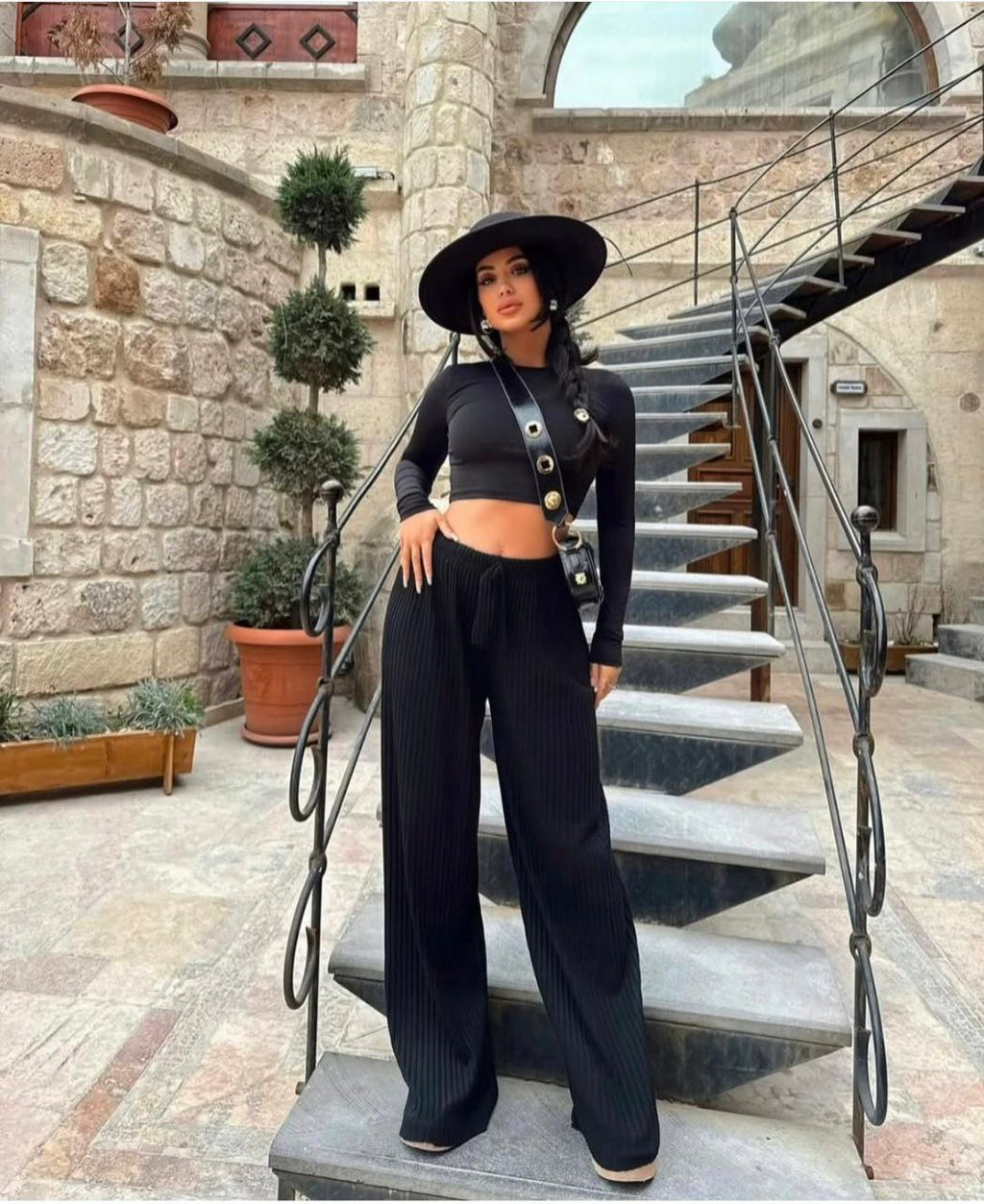 GENİŞ FİTİLLİ KARKORŞE KUMAŞ EŞOFMAN