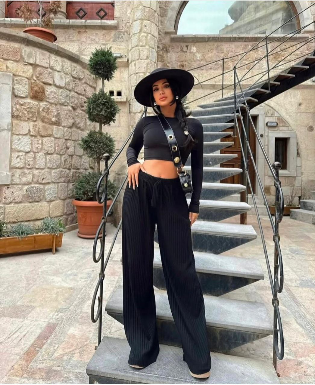 GENİŞ FİTİLLİ KARKORŞE KUMAŞ EŞOFMAN