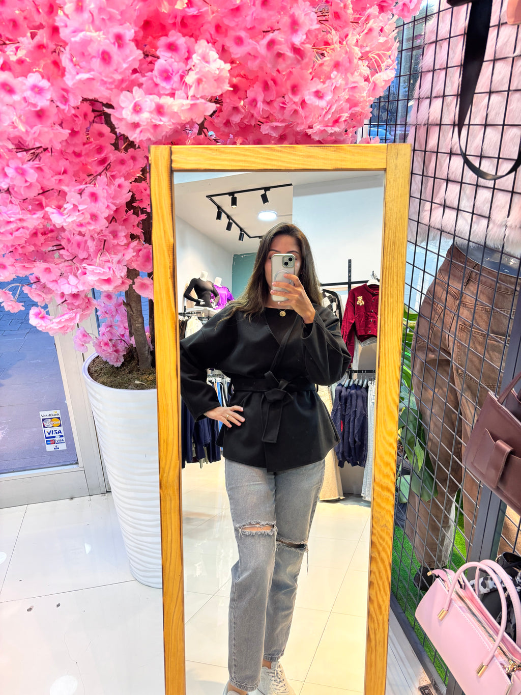 KAŞE KUŞAKLI CEKET