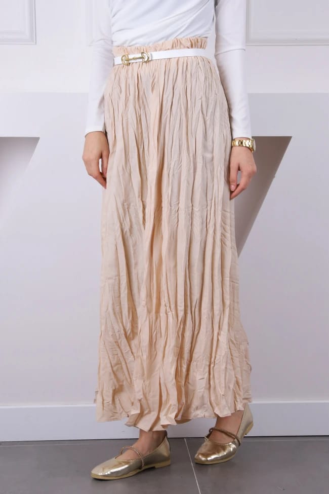 BEL LASTİKLİ KRAŞ ETEK