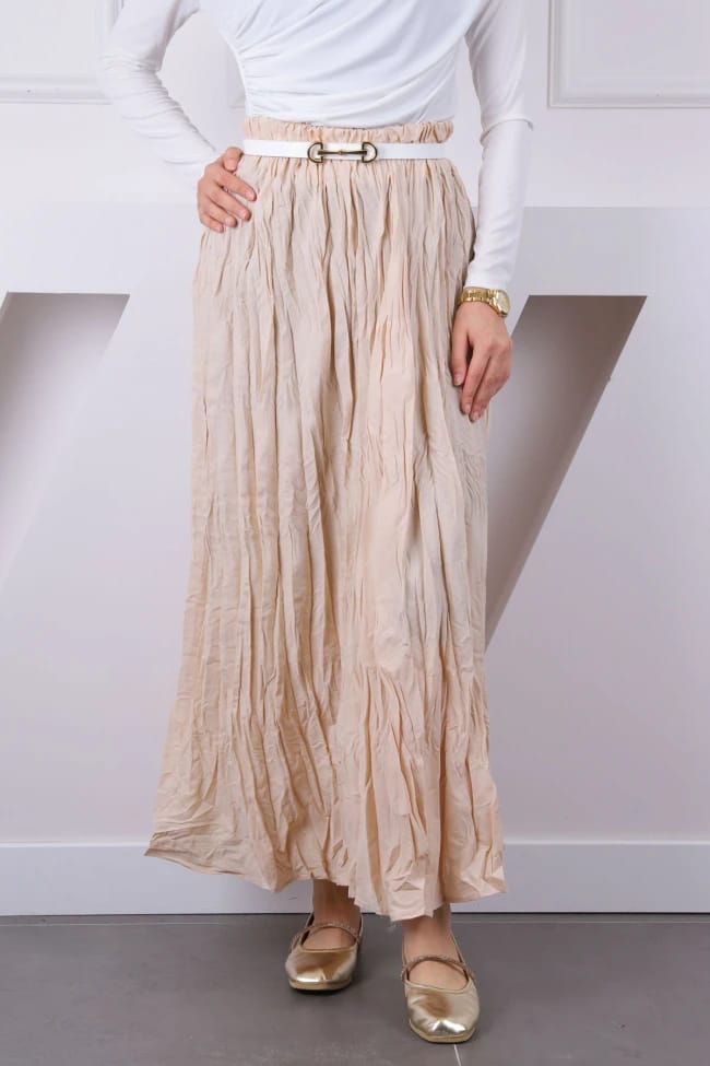 BEL LASTİKLİ KRAŞ ETEK