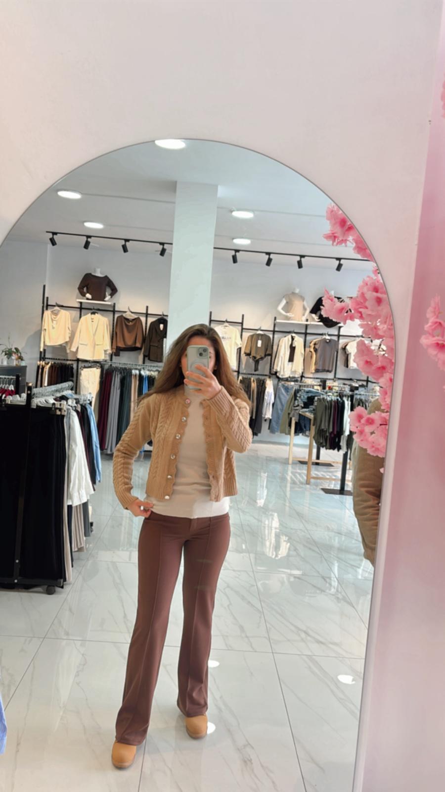 ZRA ÖRGÜ KISA CEKET