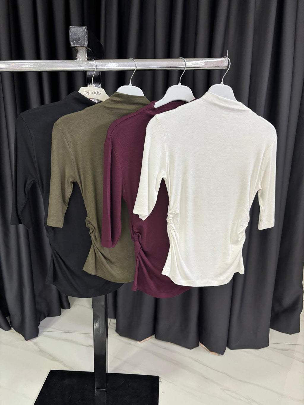 MASSIMO DUTTI BÜZGÜLÜ BLUZ