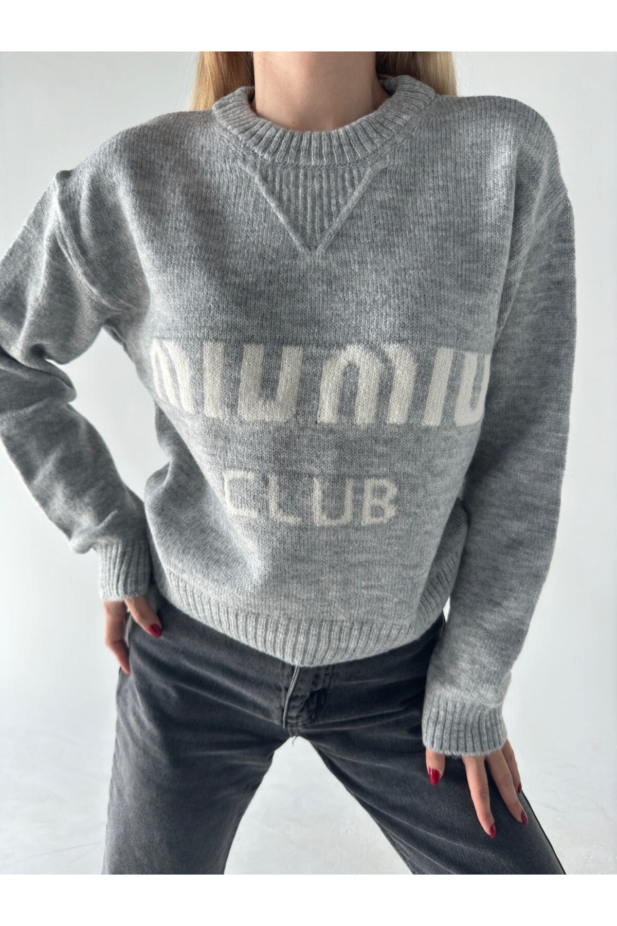 MIU MIU BİSİKLET YAKA KAZAK