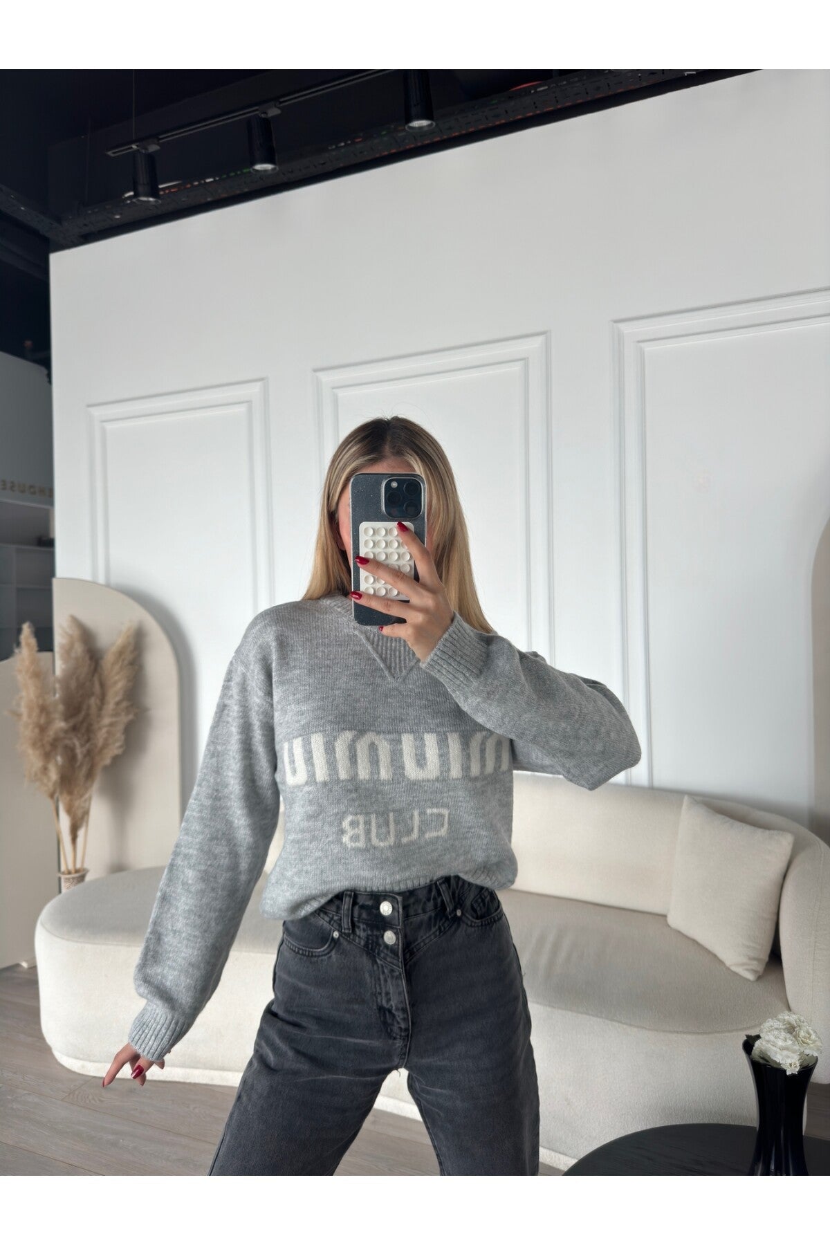 MIU MIU BİSİKLET YAKA KAZAK