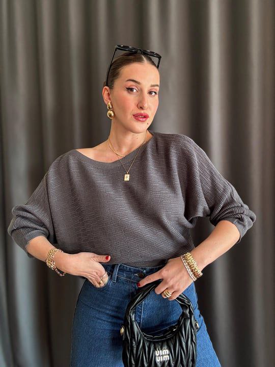 YARASA KOL TRİKO BLUZ