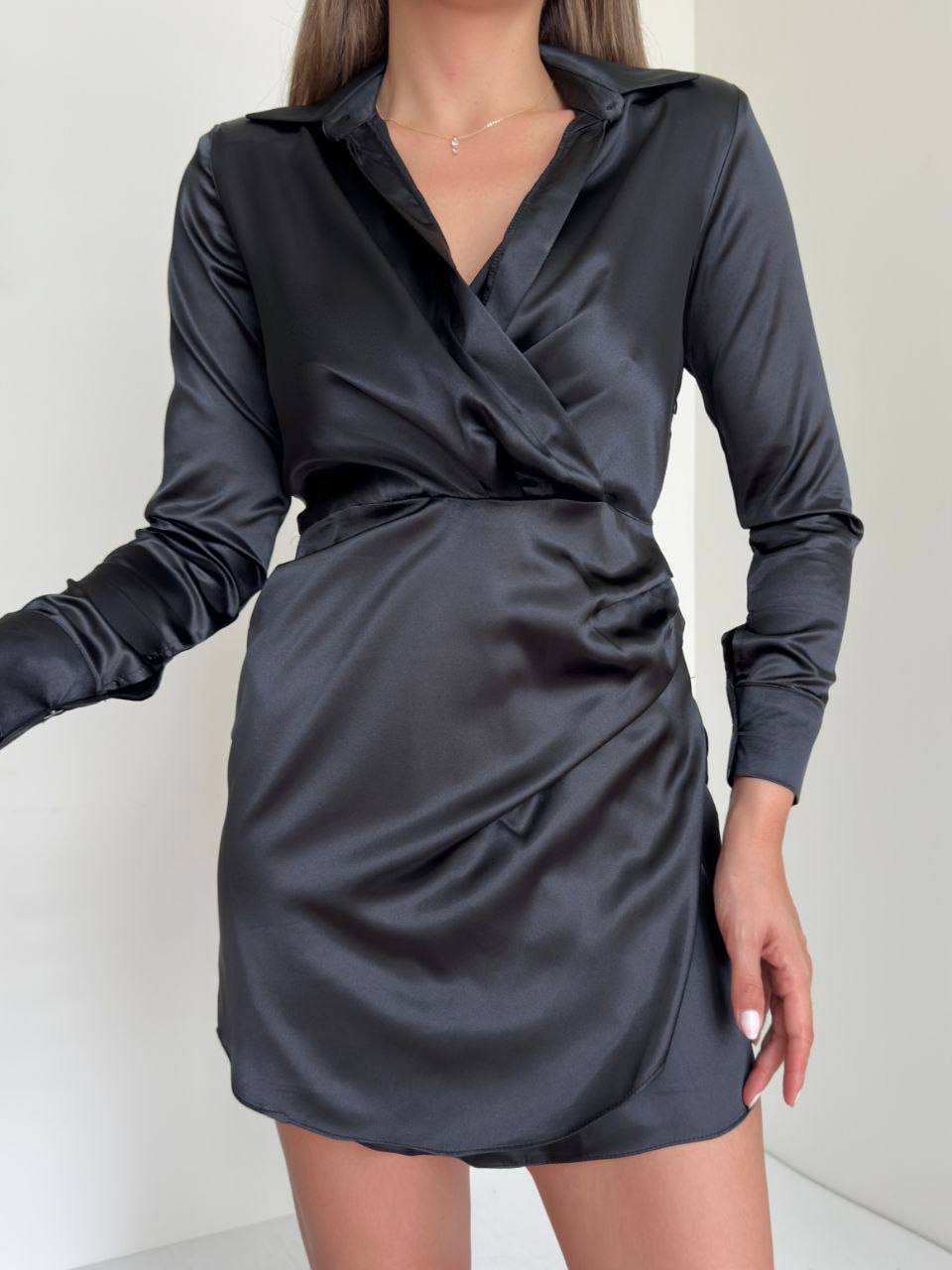 SATEN KUMAŞ ELBİSE