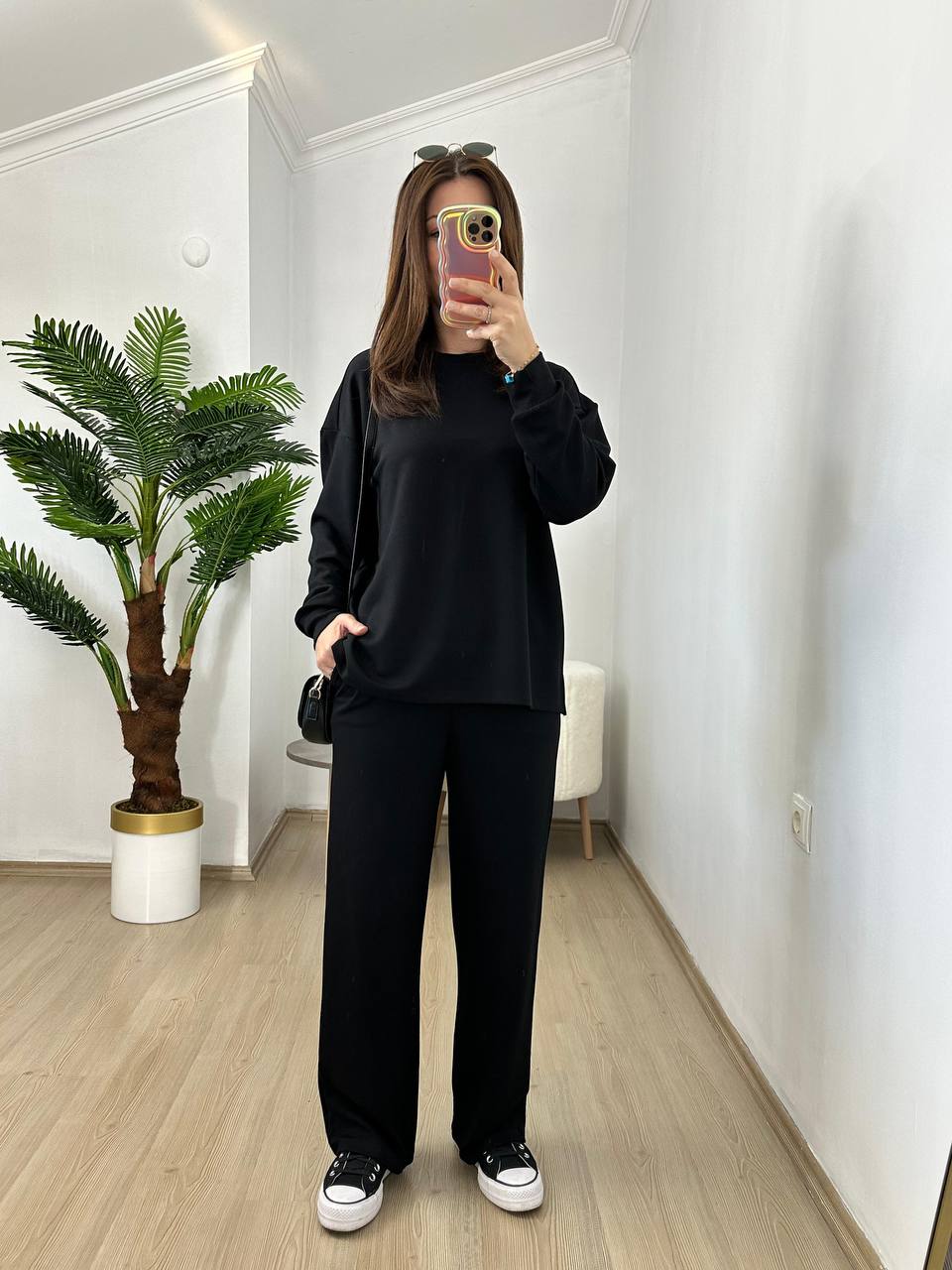 ÇİFT DÜĞMELİ HAVUÇ PANTOLON