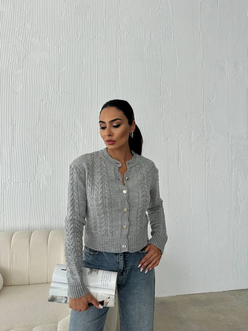 ZRA ÖRGÜ KISA CEKET