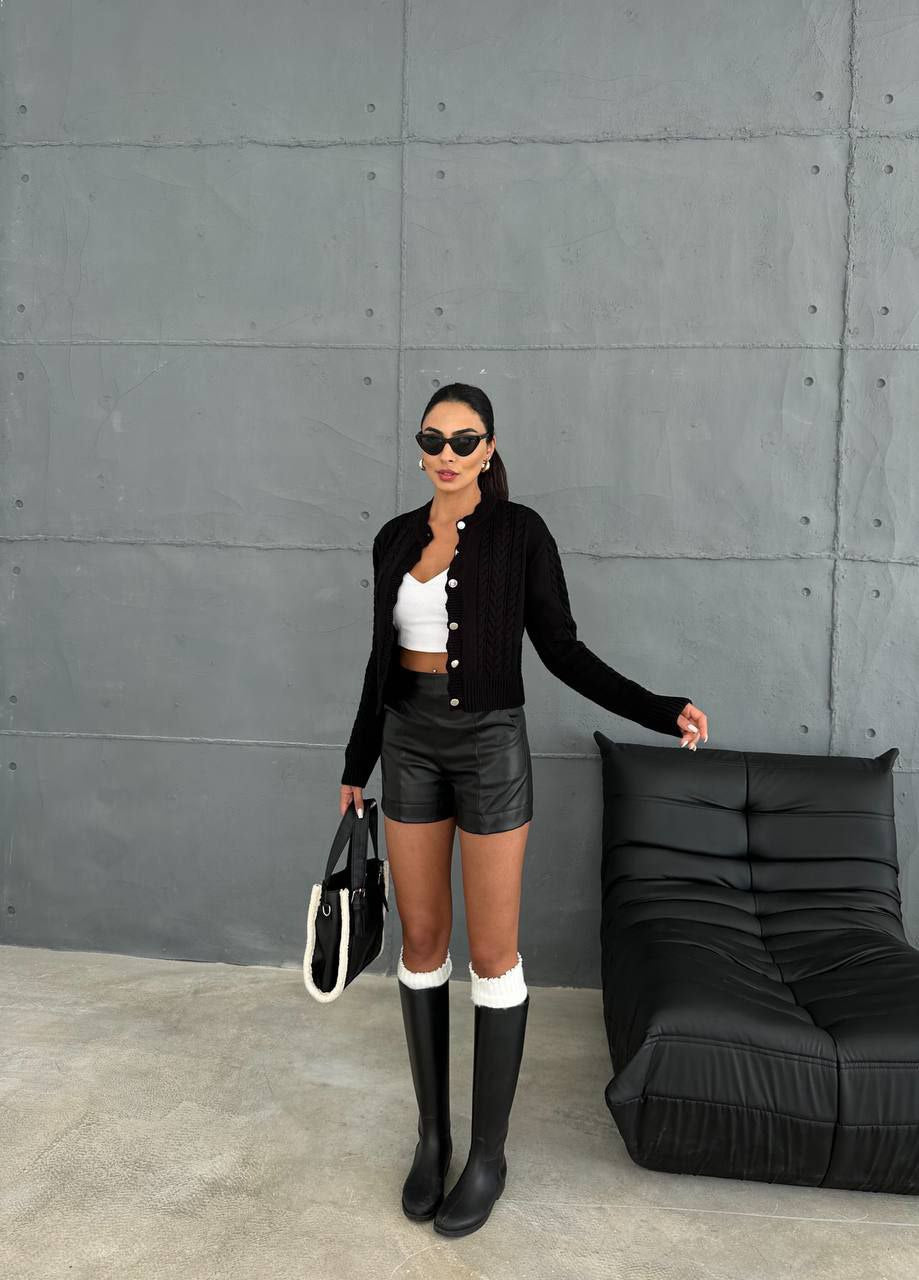 ZRA ÖRGÜ KISA CEKET