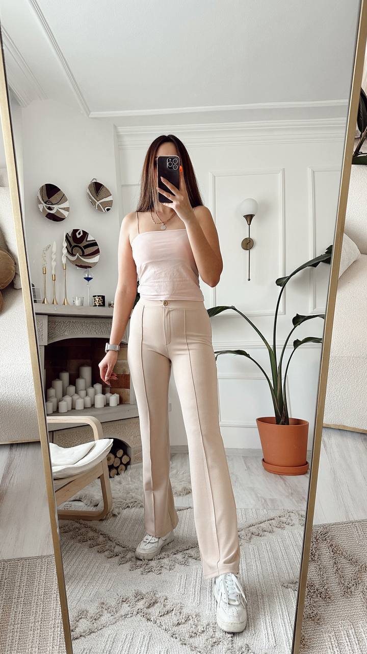 ÇİFT DÜĞMELİ HAVUÇ PANTOLON