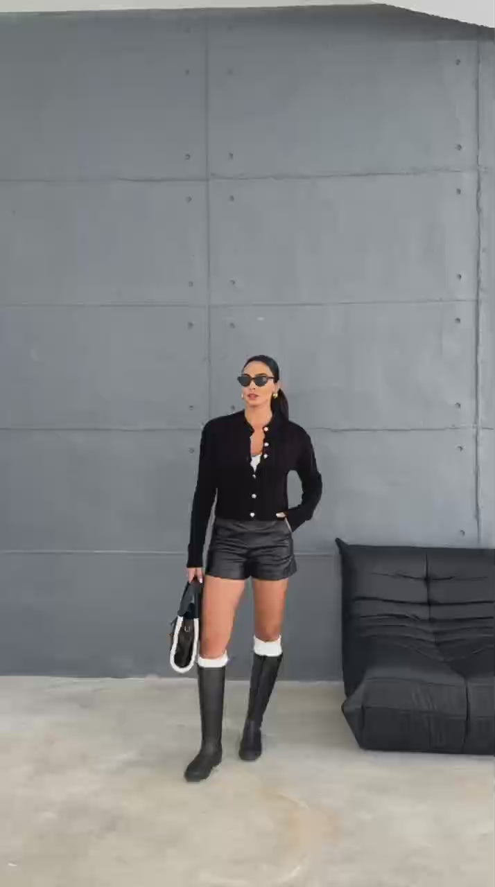 ZRA ÖRGÜ KISA CEKET