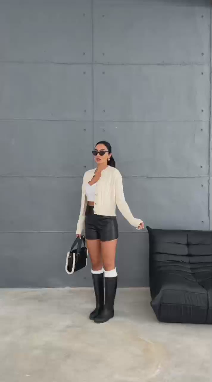 ZRA ÖRGÜ KISA CEKET