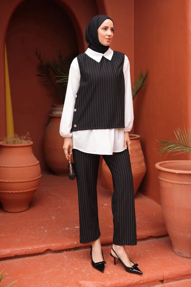 ÇİZGİLİ ÜÇLÜ TAKIM