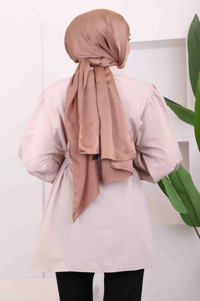 BEL KUŞAKLI GÖMLEK TUNİK